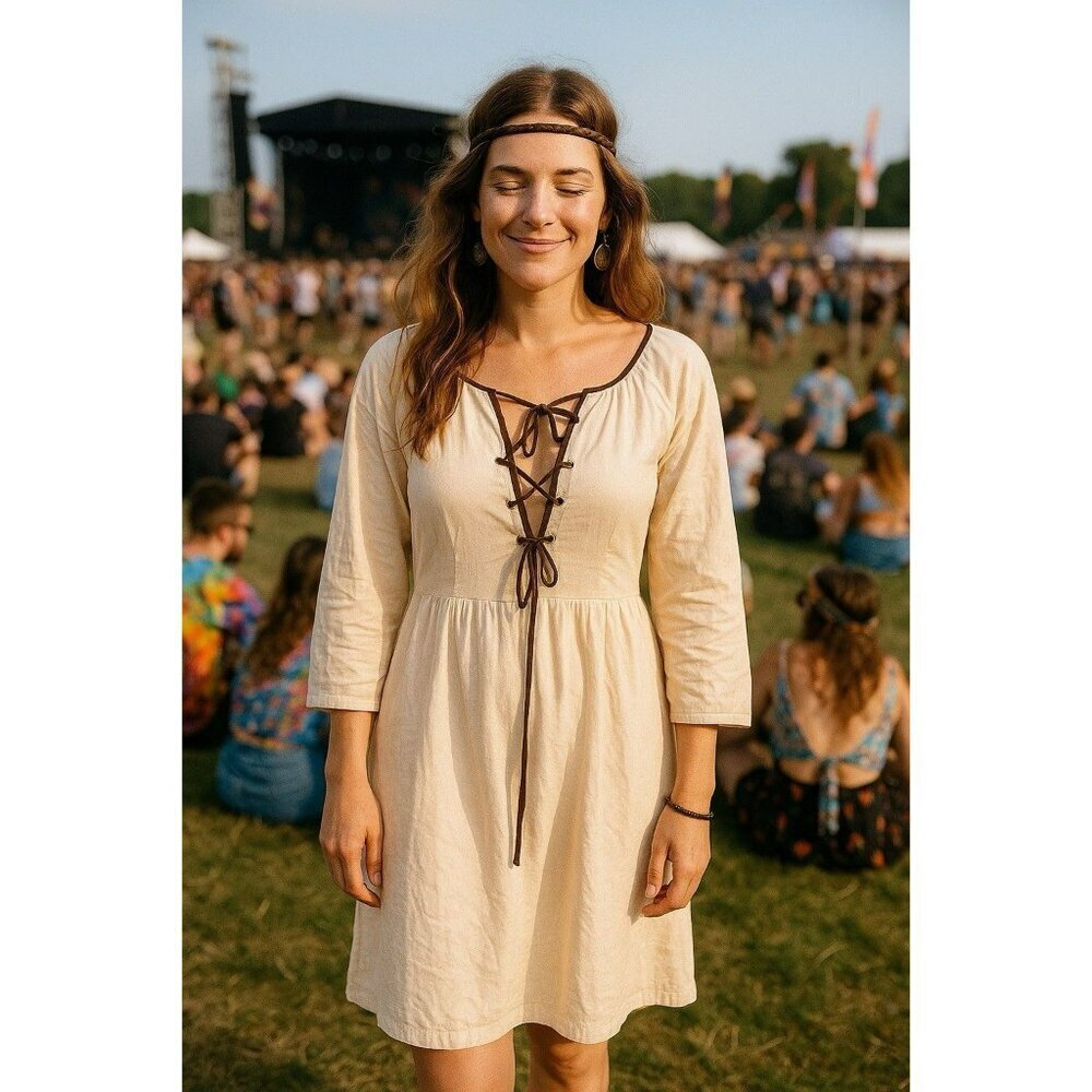 NWT Commense Dress Boho Small EUC